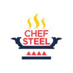 Logotipo de Chef Steel empresa de máquinas industria alimentaria